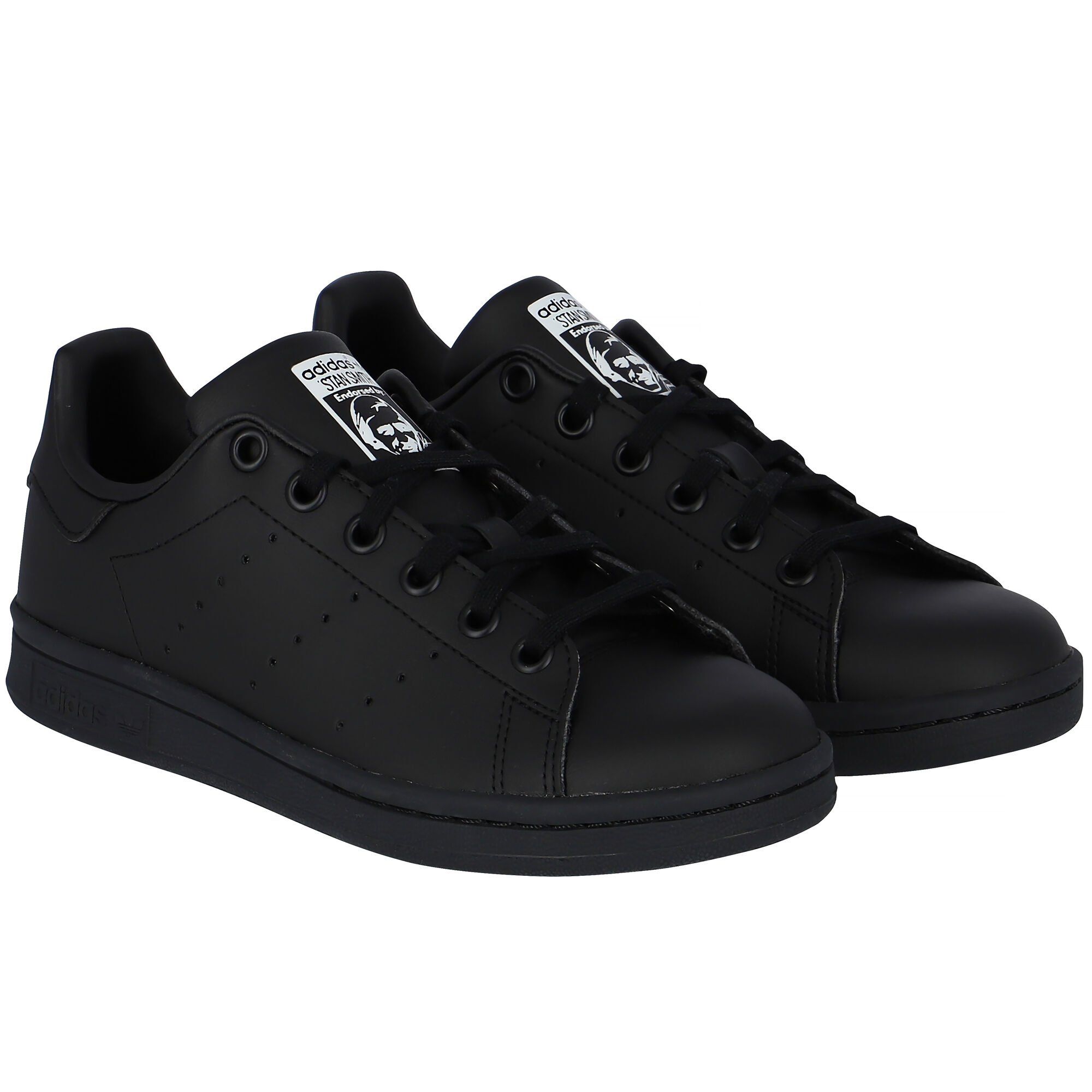 Adidas black deals shoes