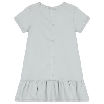 Younger Girls Grey Bag Logo Dress