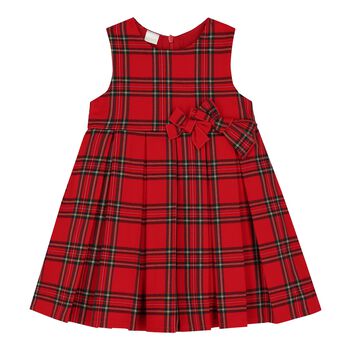 Baby Girls Red Tartan Dress