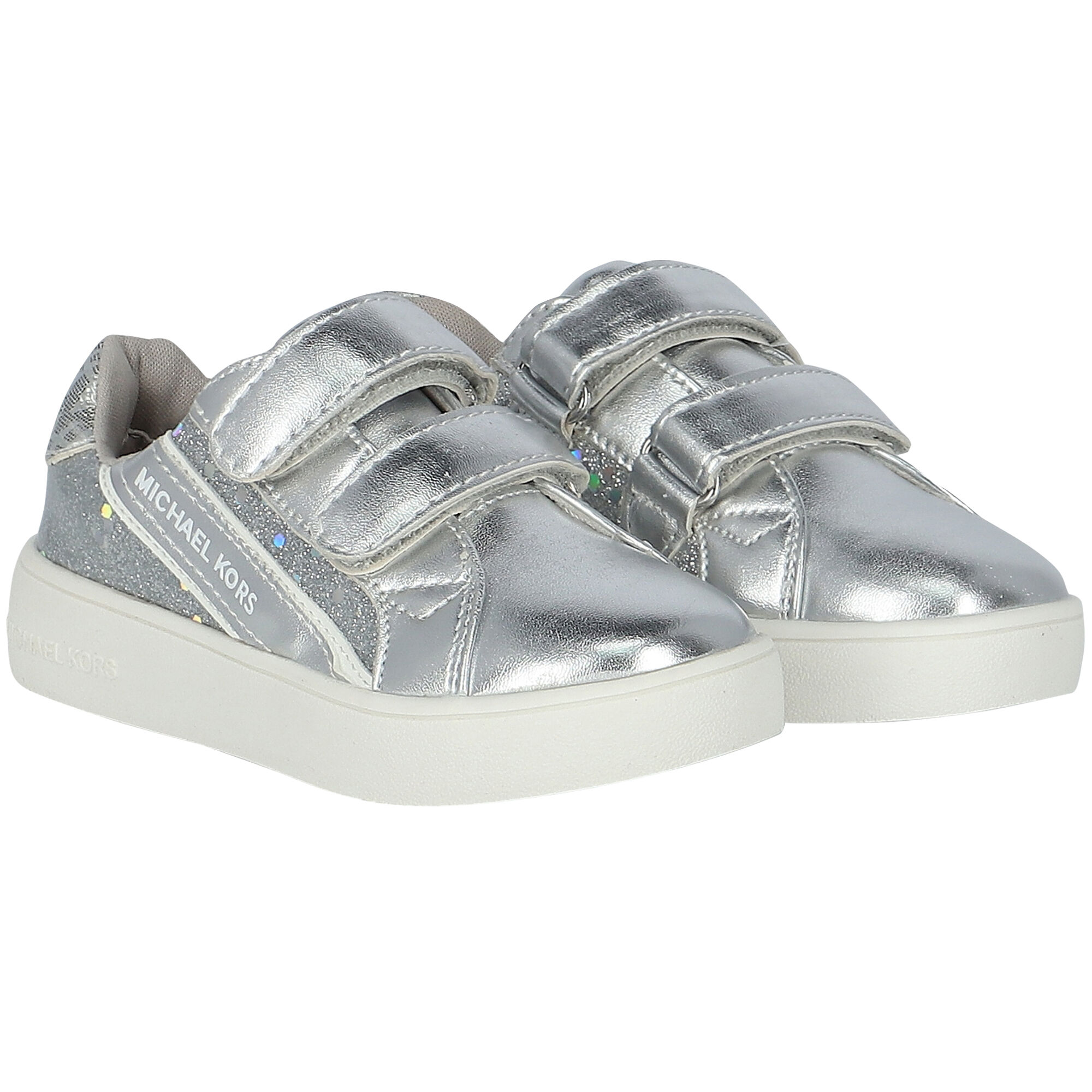 Michael kors 2025 silver sneakers