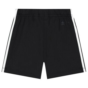 Black Logo Shorts