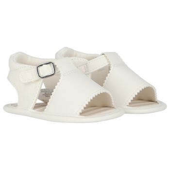 Baby Girls White Sandals