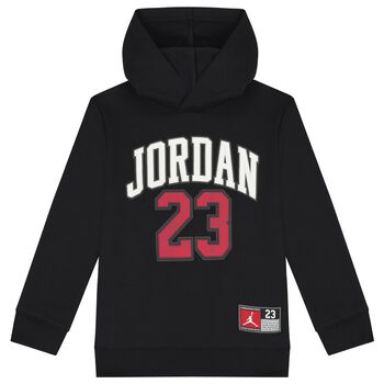 Black Jordan Hooded Top