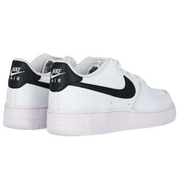 White & Black Air Force 1 Trainers