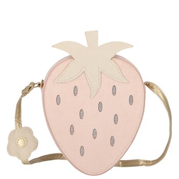 Girls Pink Strawberry Bag