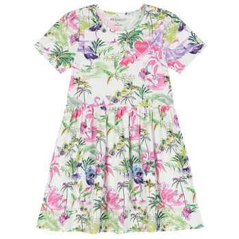 Botanical Print T-Shirt Dress