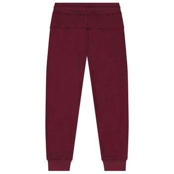 Boys Red Logo Joggers