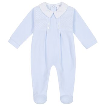 Baby Boys Blue Babygrow