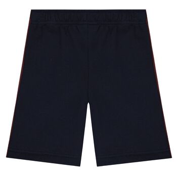 Navy Blue Logo Shorts