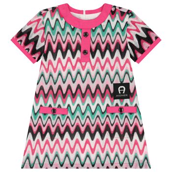 Younger Girls Multi-colored Logo Dress