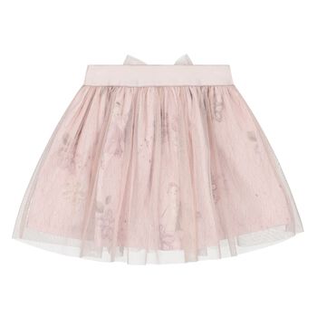 Girls Pink Tulle Skirt