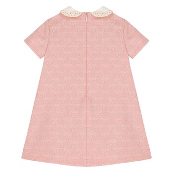 Younger Girls Pink GG Dress