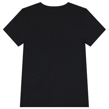 Boys Black Logo T-Shirt