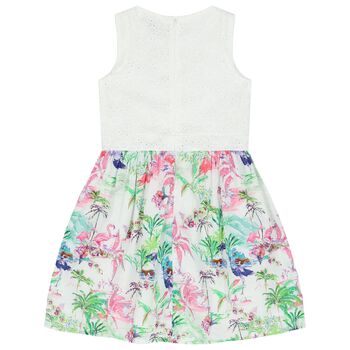 Girls Botanical Print Dress