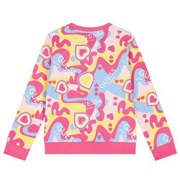 Girls Multi-Coloured Logo Sweatshirt