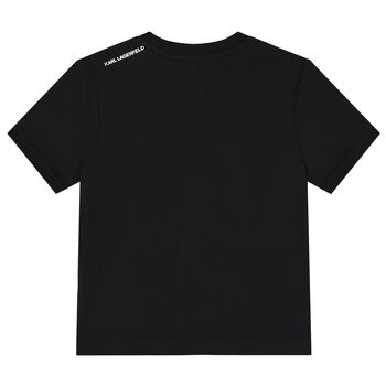 Boys Black Logo T-Shirt