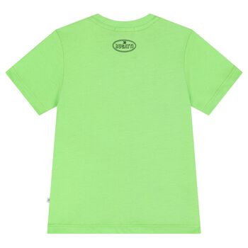 Younger Boys Green Logo T-Shirt