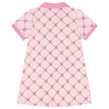 Younger Girls Pink Logo Dress