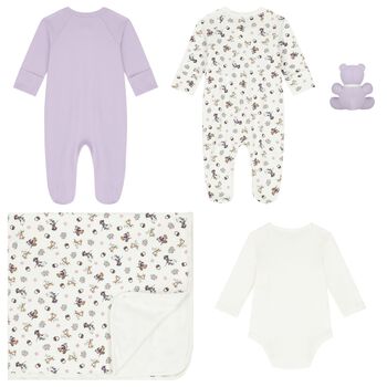 Baby Girls Multicoloured Logo Gift Set