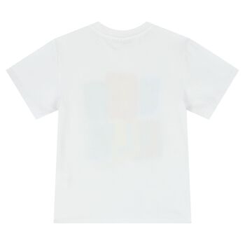 Boys White Logo T-Shirt