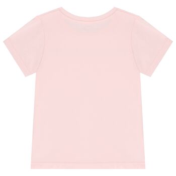 Girls Pink Logo T-Shirt