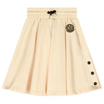 Girls Gold Logo Skirt